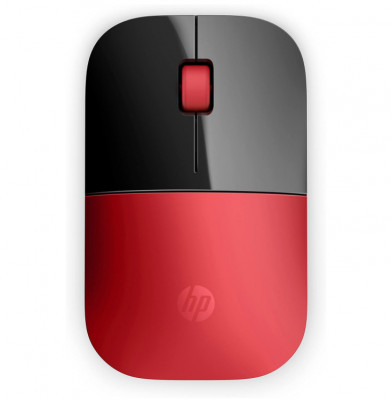Mouse wireless HP Z3700 rosu 2,4 GHz, 1200 DPI - SECOND foto