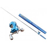 Kit Pescuit Copca Baracuda I: Lanseta Stilou 0.9m + Mulineta | Set Complet Iarna