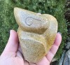 BARBAT ABSTRACT,SCULPTURA SHONA IN PIATRA TIP SERPENTIN, ARTA DIN ZIMBABWE
