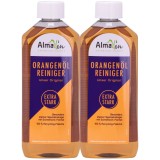 Curăţător cu ulei de portocale, soluţie curăţare concentrată, 2 x 500 ml