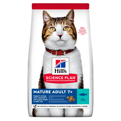 Hill&amp;amp;#039;s Science Plan Feline Mature Adult 7+ Tuna 10 kg foto