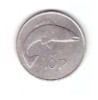 Moneda Irlanda 10 pence 1969, stare buna, curata, Europa, Cupru-Nichel