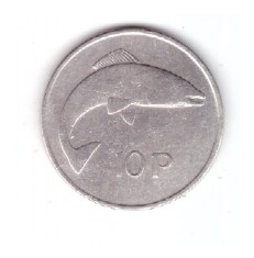 Moneda Irlanda 10 pence 1969, stare buna, curata