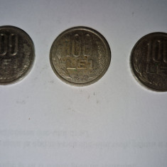 Set 3 monede de 100 lei Romania