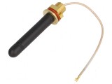 Antenă RF 2dBi 50&Omega; pentru 433MHz cu şurub RG178