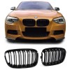 Grile Duble BMW Seria 1 F20 F21 (2011-2015) Negru Lucios M Look NFL