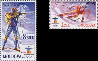 MOLDOVA 2010, J.O. Vancouver, Sport, serie neuzata, MNH foto