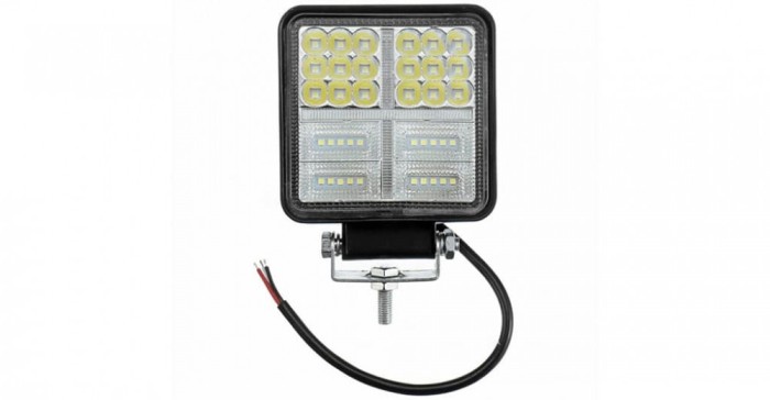 Lampa Led Stroboscopica Bicolor Alb si Galben 108W Proiector 12V 24V