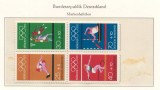 Germania 1972 Mi 734/37 (from booklet) MNH - Jocurile Olimpice vara Munchen (VI), Nestampilat