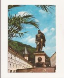 CA17 -Carte Postala- Baile Herculane, Statuia lui Hercule ,circulata 1976