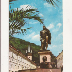 CA17 -Carte Postala- Baile Herculane, Statuia lui Hercule ,circulata 1976