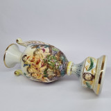 Vaza, vas decorativ portelan vintage CAPODIMONTE - ITALIA