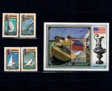 Grenada 1987 - Navigație, veliere, Regatta, serie si colita neuzata