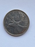 CANADA 25 CENTS 1968, America de Nord, Argint