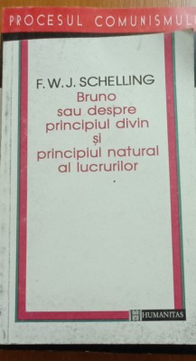 BRUNO SAU DESPRE PRINCIPIUL DIVIN SI PRINCIPIUL NATURAL AL LUCRURILOR foto