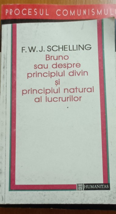 BRUNO SAU DESPRE PRINCIPIUL DIVIN SI PRINCIPIUL NATURAL AL LUCRURILOR