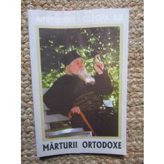 ARHIMANDRIT CLEOPA ILIE - MARTURII ORTODOXE