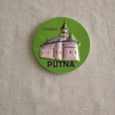 M3 C3 - Magnet frigider - tematica turism - Manastirea Putna - Romania 22