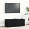 vidaXL Support TV cu sertar Negru 80 x 34 x 30 cm Lemn compozit 862484