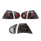 Set stopuri Spate VW Golf 5 (1k), 10.2003-05.2009, Hatchback, partea Stanga+Dreapta, negru, transparent; cu lampa interioara; cu locas bec; tuning; O