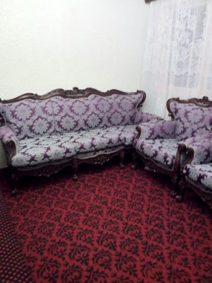 Set canapea și fotolii in stil baroc venezian, complet reconditionate foto