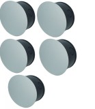 Set 5 doze de ramificatie rotunde sub tencuiala cu 8 intrari pentru zidarie O 70mm cu capac, XBS