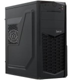 Carcasa Middle-Tower ATX, fara sursa, Krypton, black, Spacer