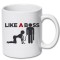 Cana alba personalizata &quot;LIKE A BOSS&quot; 300 ml, INOVATIX&reg;. 330ml