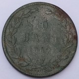 Romania , 10 Bani 1867 Watt