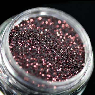 Glitter cosmetic pentru machiaj si body art PK171(maro-pruna) KAJOL Beauty, 1g foto