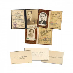 Avocatul Corneliu-Alexandru Rudescu, documente personale, cărți de identitate, cărți de vizită, 1929 - 1940