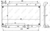 NRF 53110 Radiator, racire motor