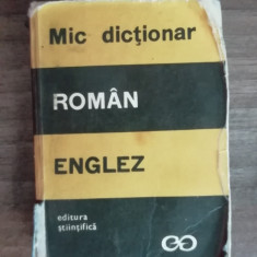 myh 421D - Andrei Bantas - Mic dictionar - Roman - Englez - ed 1971