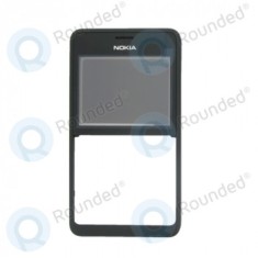 Capac frontal Nokia Asha 210 negru foto