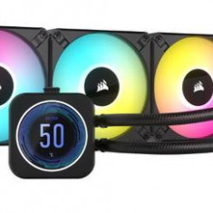 Cooler CPU Corsair H150i ELITE LCD XT, 3 x 120mm, iluminare RGB