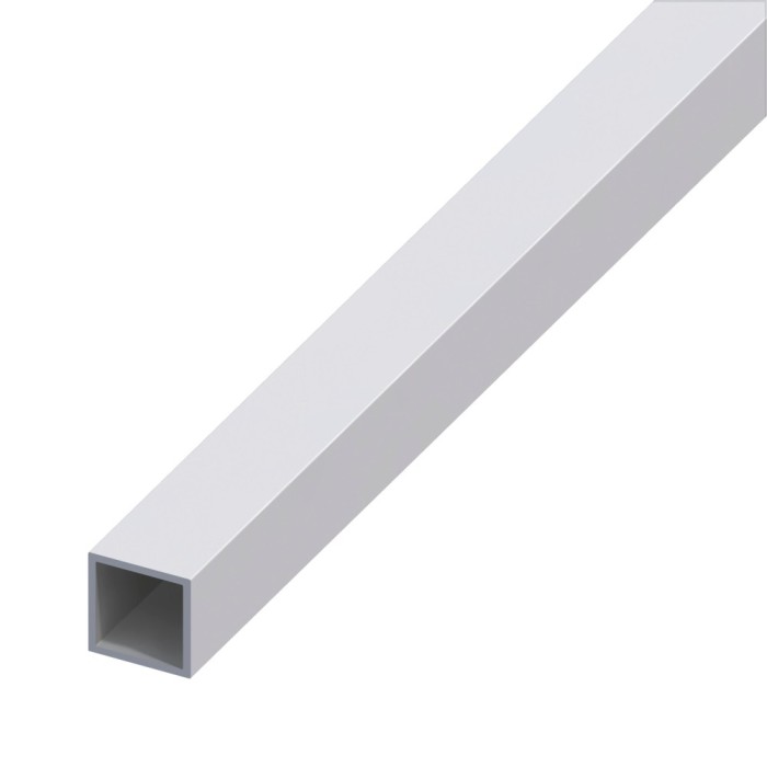 Teava aluminiu patrata 1000 x 15 x 15 x 1 mm