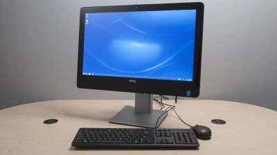 Dell 9030 AIO , PC integrat in monitor 24&amp;#039;&amp;#039;, i5 gen 4, 8gb RAM, 128 SSD, plus imprimanta laser monocrom, plus cabluri, tastatura, mouse foto