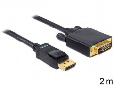 Delock Cablu Displayport la DVI 24+1m/m 2M foto