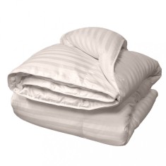 Pilota matlasata cu umplutura microfibra si invelis din damasc pentru vara, 200 g/m?, Bej, 140x210 cm
