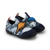 Pantofi Baieti Fisioflex 4.0 Dino Gray 22 EU, Gri, BIBI Shoes