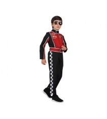 Costum carnaval Pilot de curse pentru copii, 120-130 cm (7-8 ani)