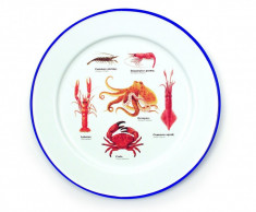 Farfurie metalica - Sea life - Set 2 | Gift Republic foto