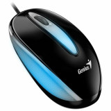 MOUSE Genius DX-Mini PC sau NB cu fir USB optici LED negru