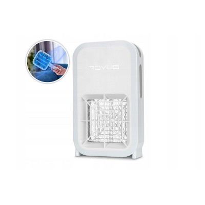 Aparat electric antiinsecte, 2in1, baza fixa, paleta mobila, acumulatori, ecologic, fara chimicale, portabil, Rovus, GLS019 foto