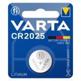 Baterie litiu CR2025 Varta 3V 170mAh, 20 x 2.5 mm, blister 1