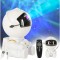 Proiector de stele Star, cu telecomanda, model astronaut, alb
