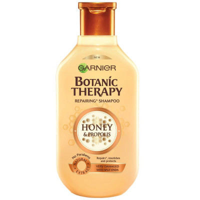 Sampon Garnier Botanic Therapy Honey and Propolis, 400 ml, Sampon pentru Par, Sampon Nutritiv, Sampon Hranitor, Sampon Reparator, Sampon Par Deteriora foto
