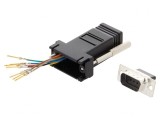 Adaptor D-Sub 9pin Tată la RJ45 Soclu