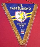 Fanion fotbal - US CASTELNUOVO GARFAGNANA 1922 (Italia) - folie de protectie si dimensiuni mari 36X26 cm