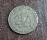 C50 - Moneda foarte veche - Africa de Vest - 25 franci - 1976